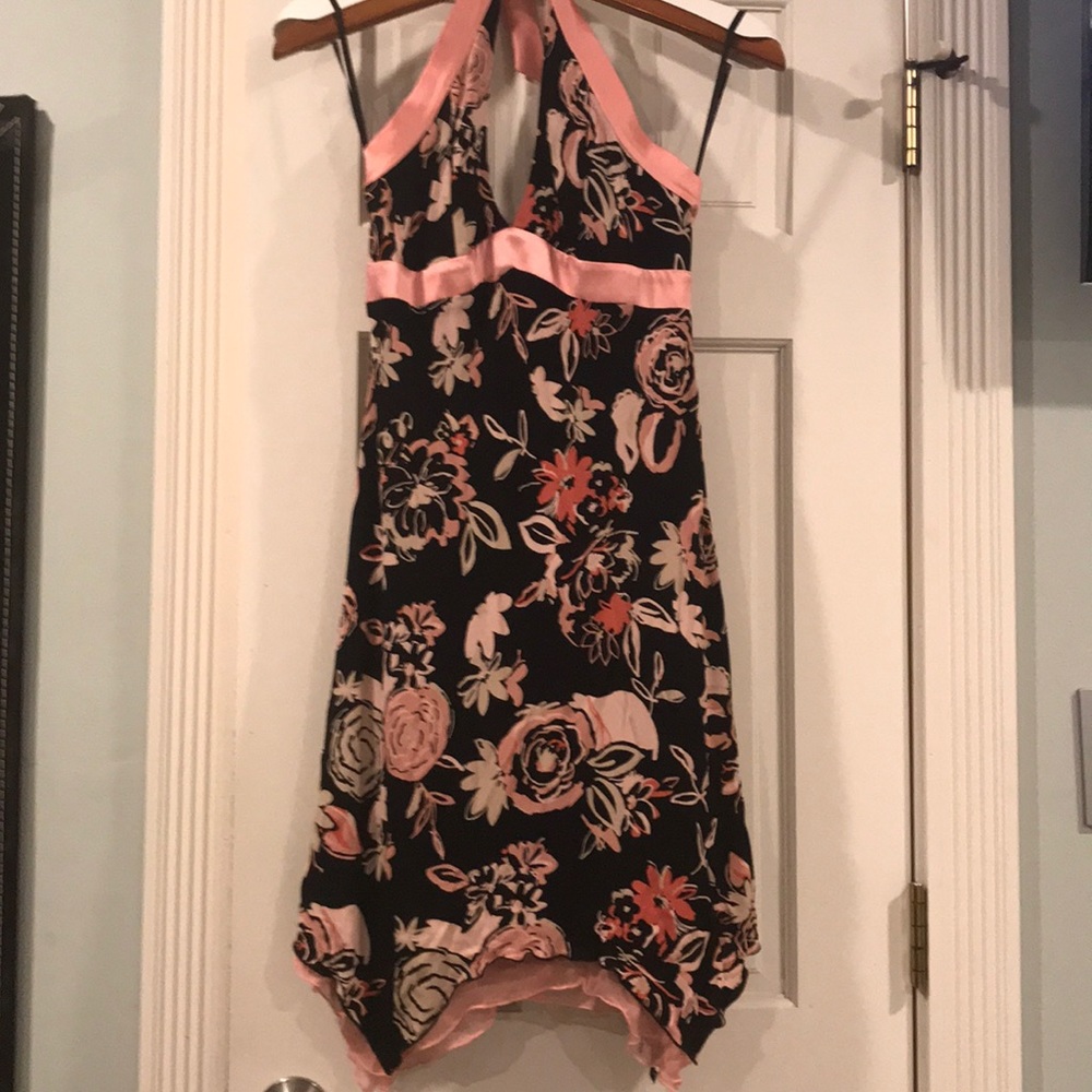 Bebe Halter handkerchief Dress size medium